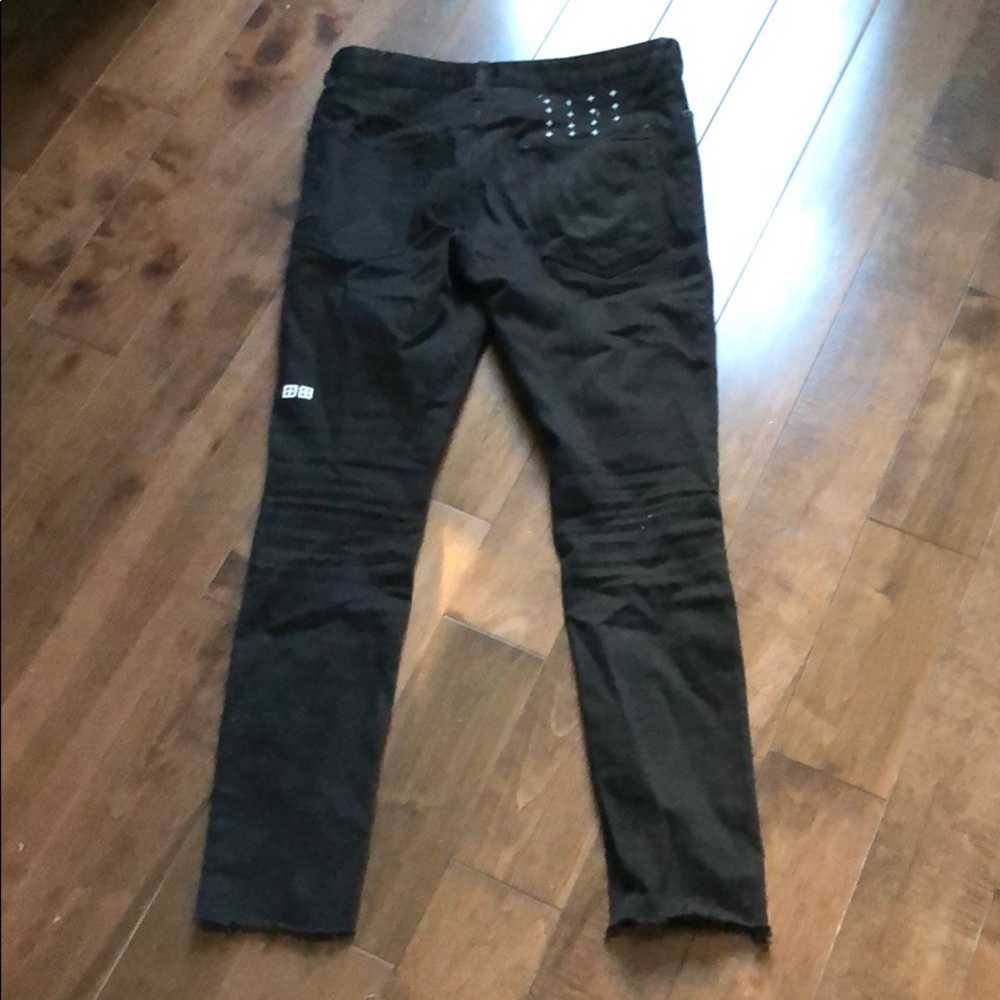 Ksubi unisex black skinny jeans